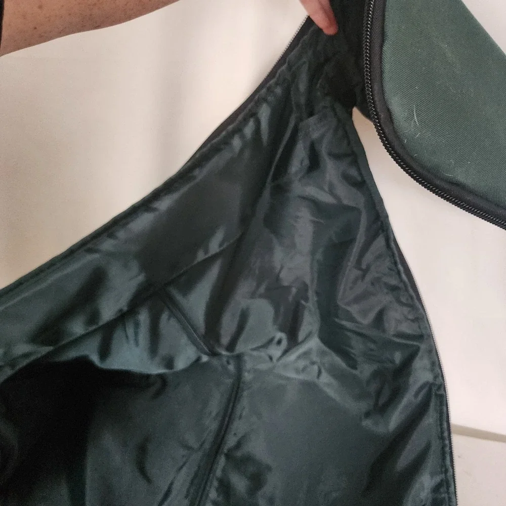 Halfday Garment Duffel Travel Bag Green Carry On Suit Garment Weekender 24